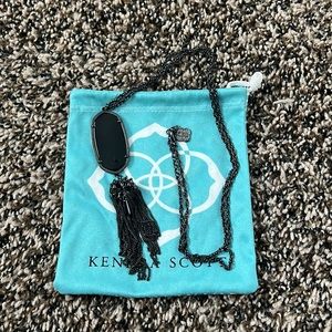 Kendra Scott Rayne necklace - charcoal black